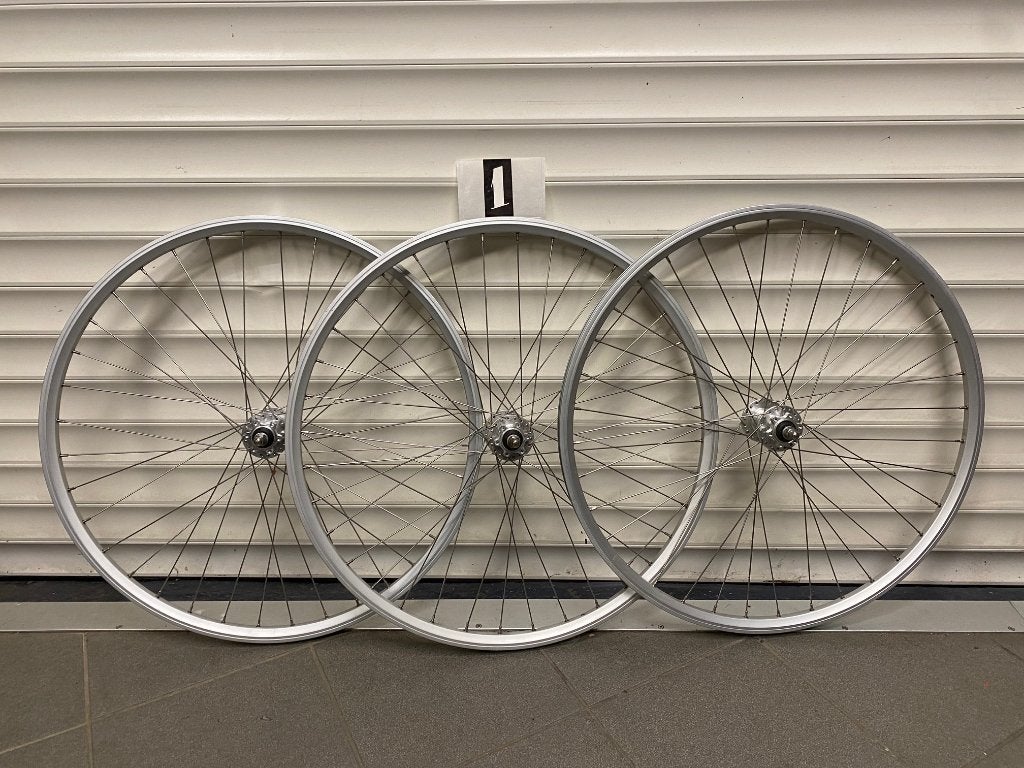 28 Inch fiets wielen elec /gewoon voor/achter terugtraprem, Gebruikt, Overige materialen, Ophalen, Overige merken