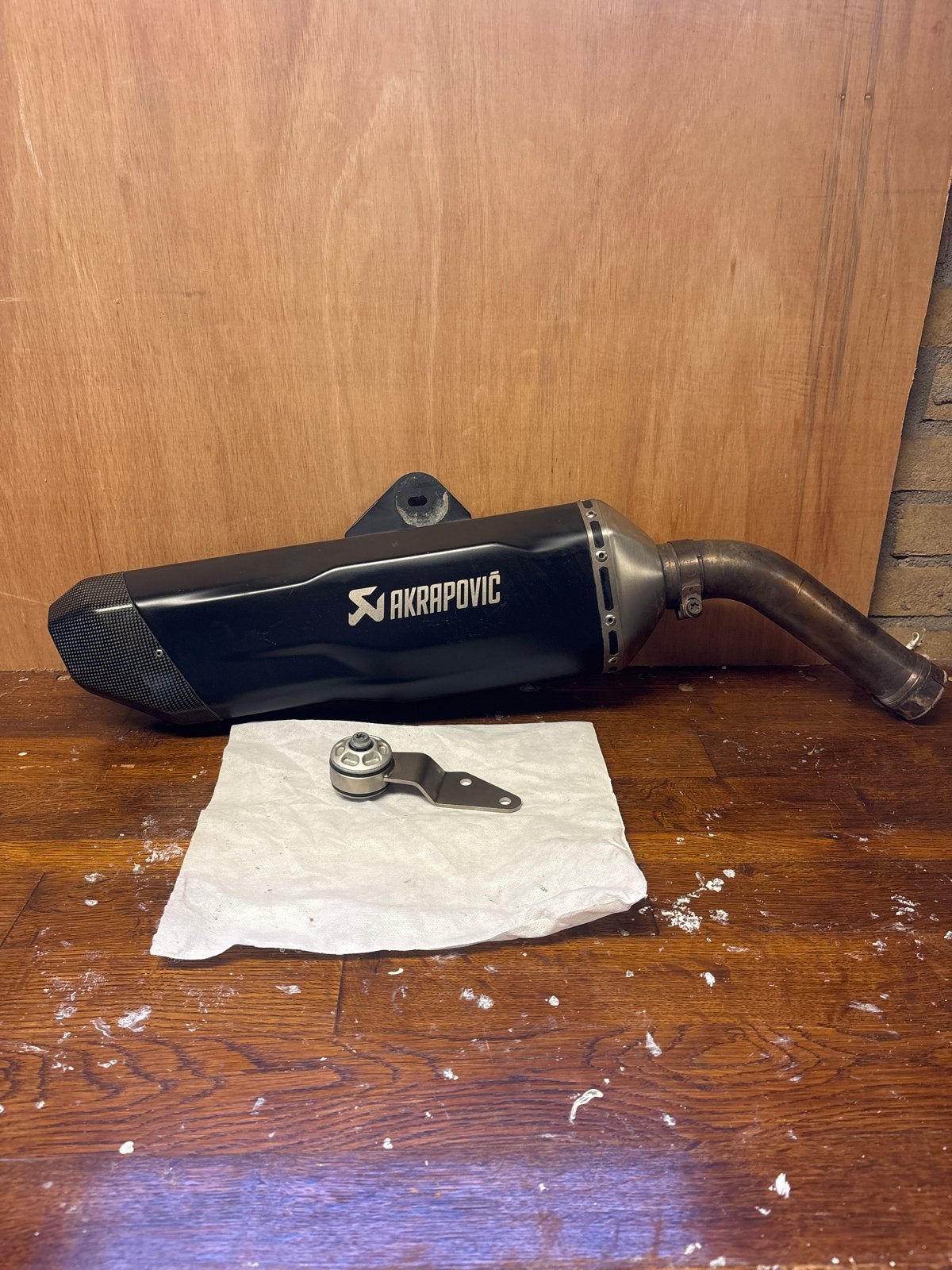 Akrapovic Slip-On Uitlaat BMW F 750/800/850/900 GS/GSA, Ophalen of Verzenden, Gebruikt, BMW