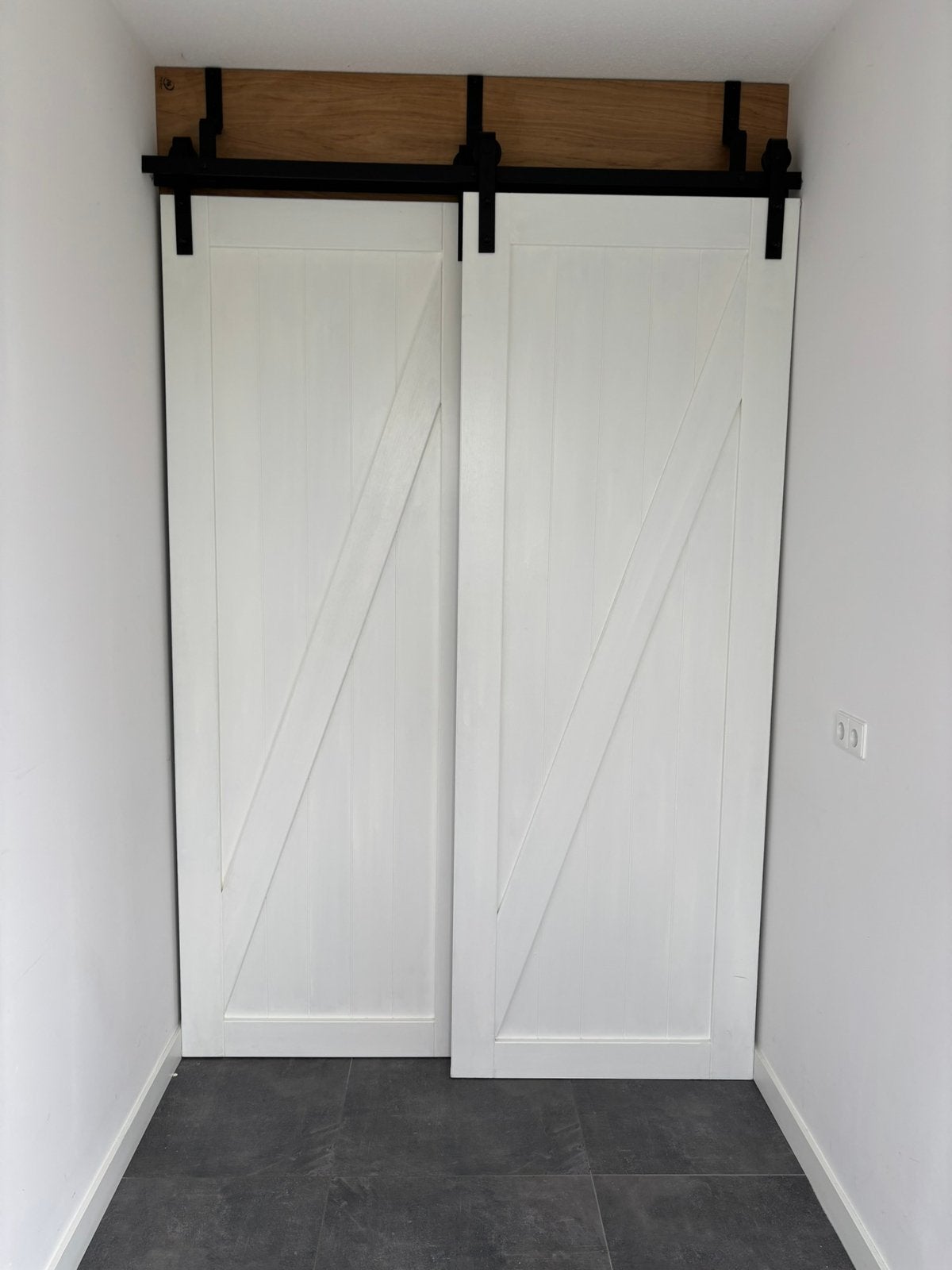Houten barndeuren, schuifdeuren, loftdeuren, Ophalen, Zo goed als nieuw, Binnendeur, 200 tot 215 cm