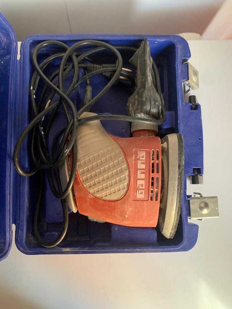 Gamma Handschuurmachine, Doe-het-zelf en Verbouw, Gereedschap | Schuurmachines, Ophalen of Verzenden, Gebruikt, Minder dan 600 watt