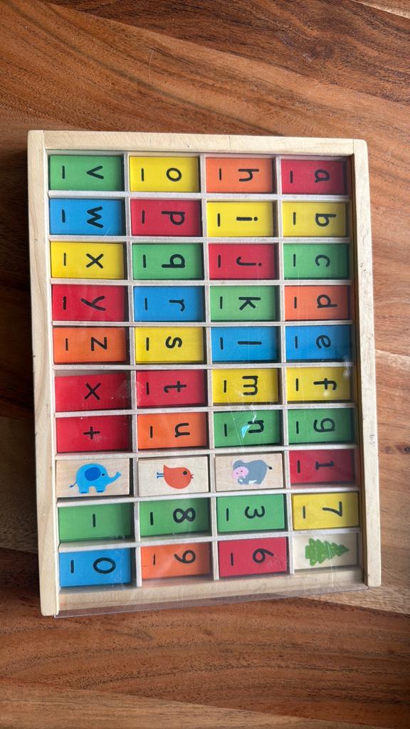 Houten letters, Ophalen, Gebruikt