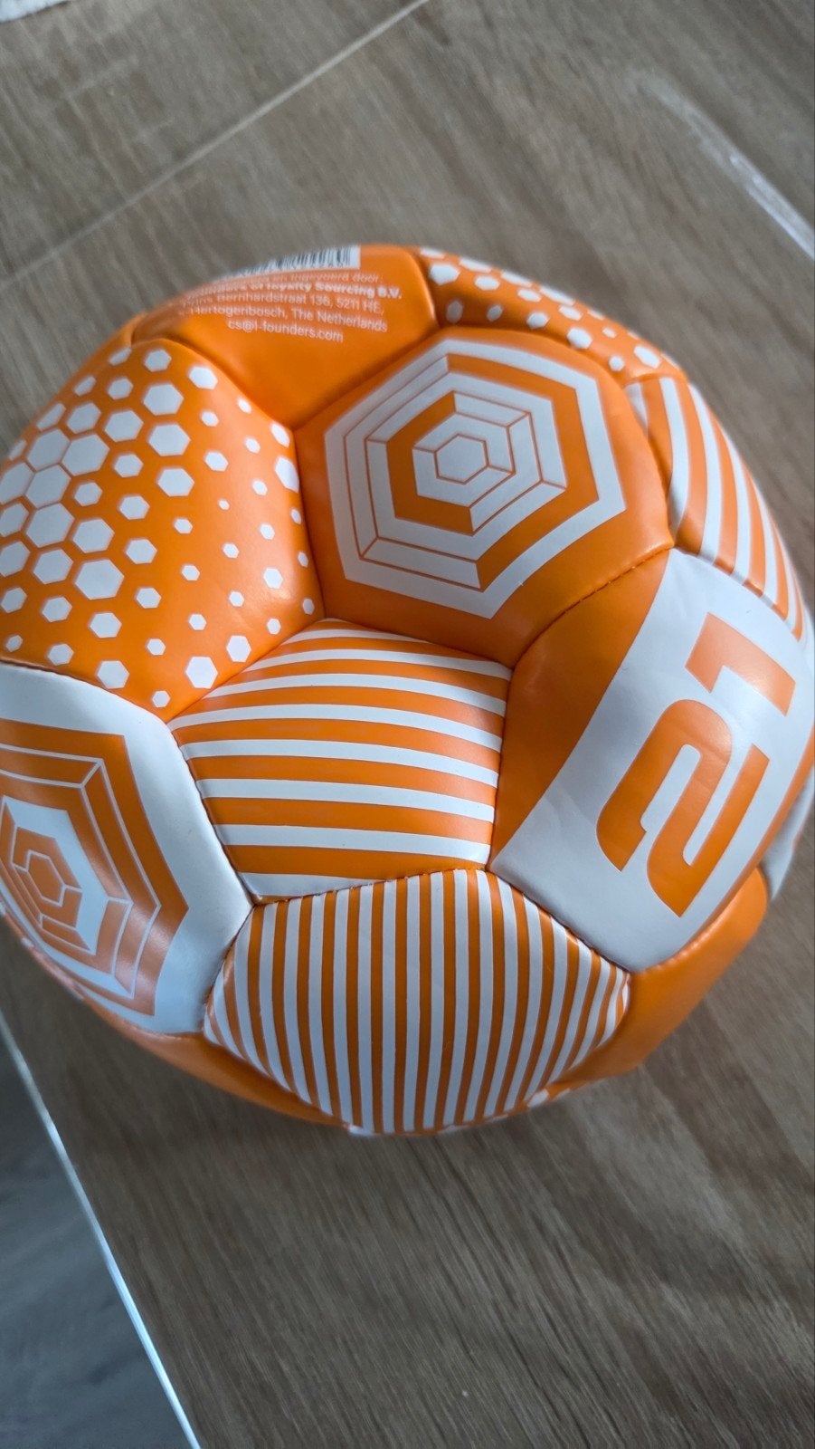 Oranje Wk voetbal, Sport en Fitness, Voetbal, Maat XS of kleiner, Ophalen of Verzenden, Nieuw, Bal