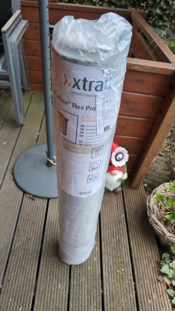 Xtrafloor Flex Pro ondervloer voor laminaat/vinyl, Overige typen, Nieuw, Ophalen of Verzenden, Minder dan 10 m²