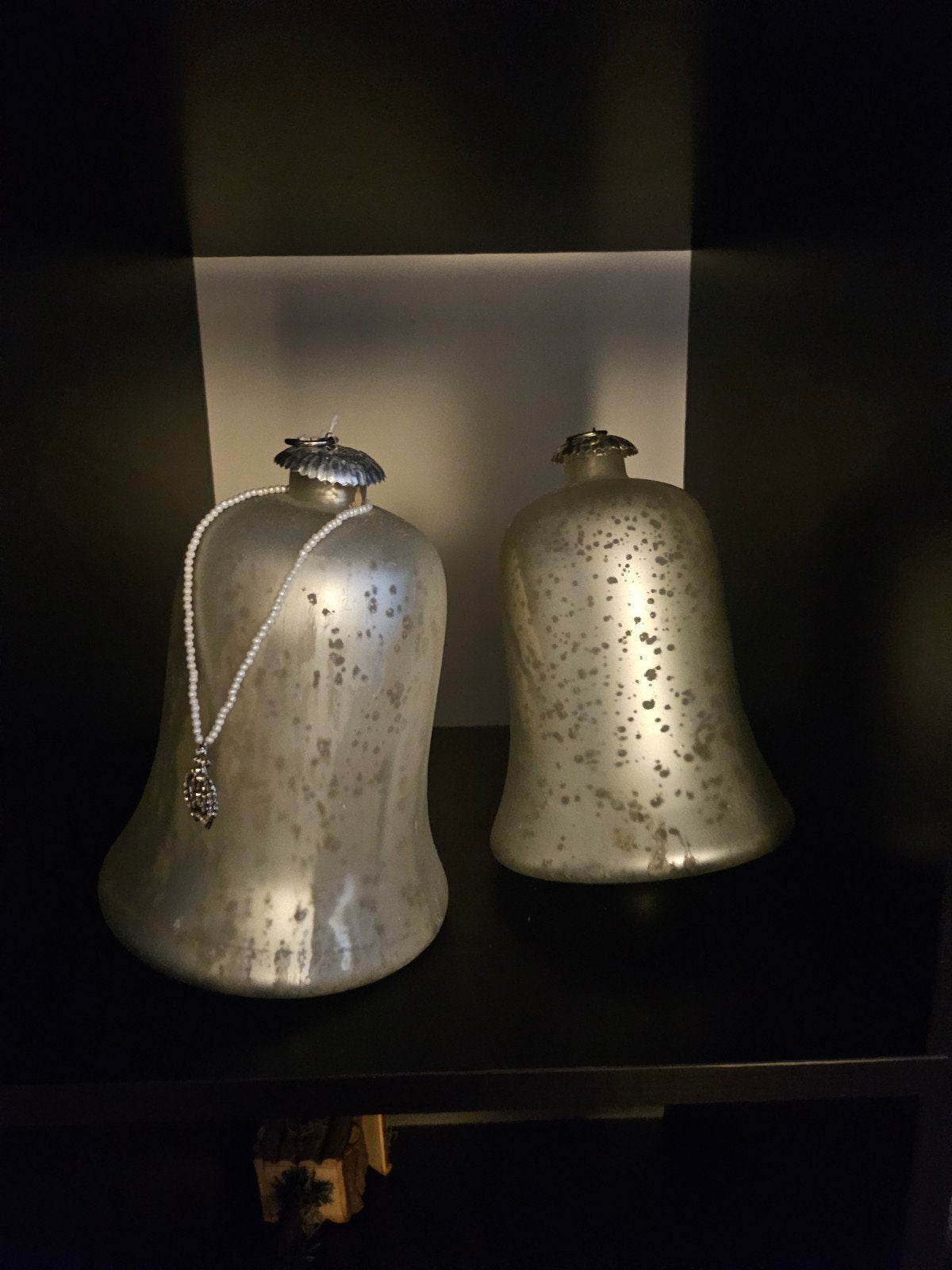 2 grote kerstklokken glas / merk braxton, Diversen, Ophalen of Verzenden
