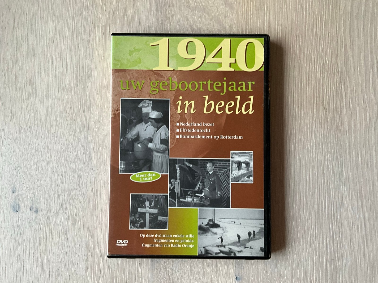 DVD 1940: Uw Geboortejaar in Beeld - Nederland Bezet, Gebruikt, Alle leeftijden, Politiek of Geschiedenis, Ophalen of Verzenden