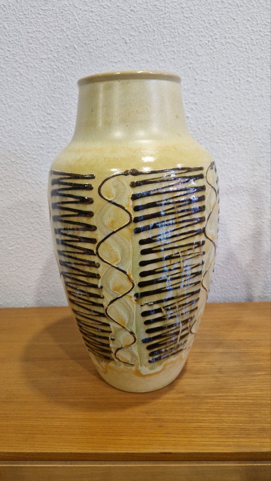 Vintage West Germany Vaas 102/40 - Uniek Design, Ophalen of Verzenden