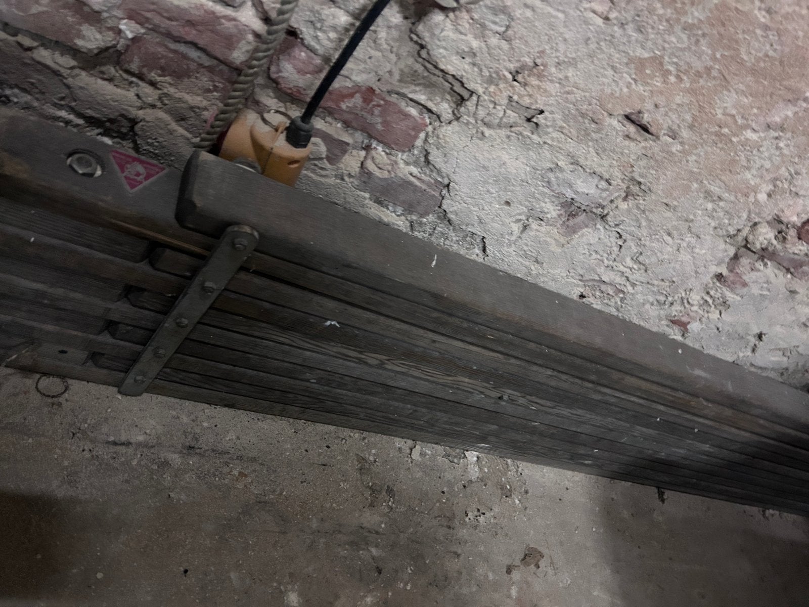 Houten Schuifplank Schilder - 5 Meter, Doe-het-zelf en Verbouw, Ophalen, Gebruikt, Ladder, Opvouwbaar of Inschuifbaar
