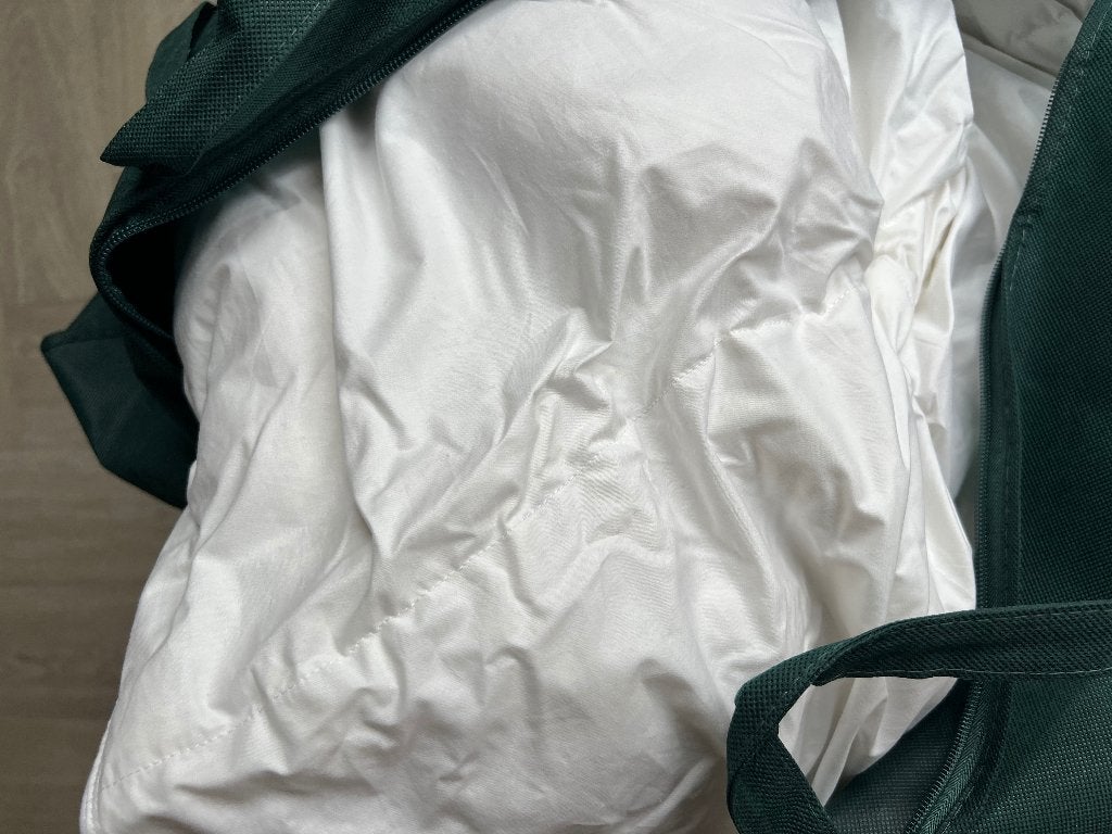 Dekbed Capella luxe (eendendons), Ophalen, Anti-allergisch, Wit, Dons en Veren