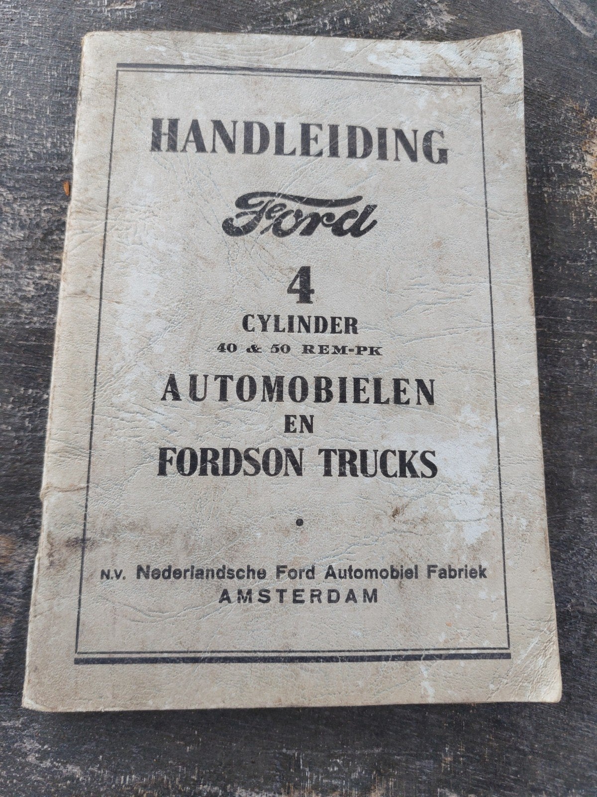 Antieke Handleiding Fordson Trucks en Automobielen, Ophalen of Verzenden