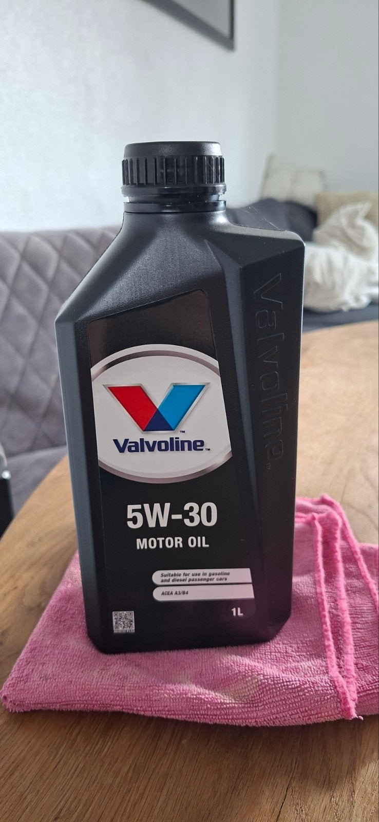 Motor olie Valvoline 5W-30, Ophalen
