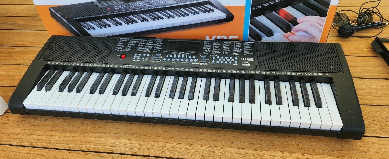 Max Music KBS Elektronisch Keyboard met Verlichting, Overige merken, 61 toetsen, Ophalen of Verzenden, Zo goed als nieuw