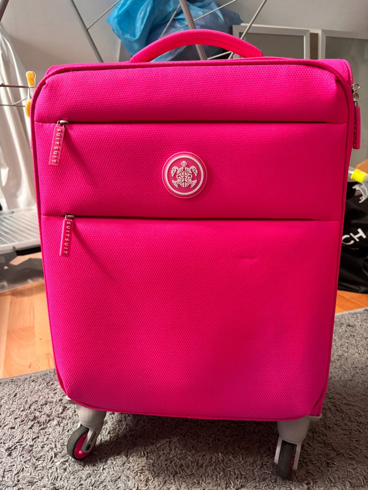 SUITSUIT - Caretta - Hot Pink - Handbagage Soft (53 cm), Ophalen of Verzenden, Zo goed als nieuw