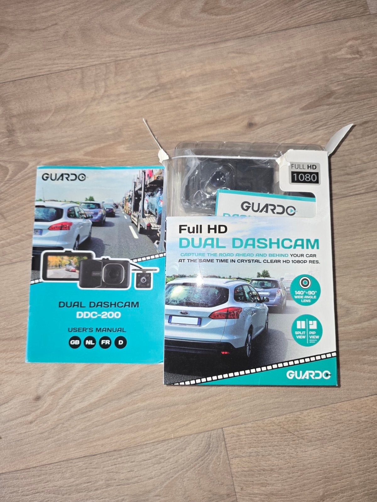 Guardo DDC-200 Full HD Dual Dashcam, Auto diversen, Ophalen, Gebruikt