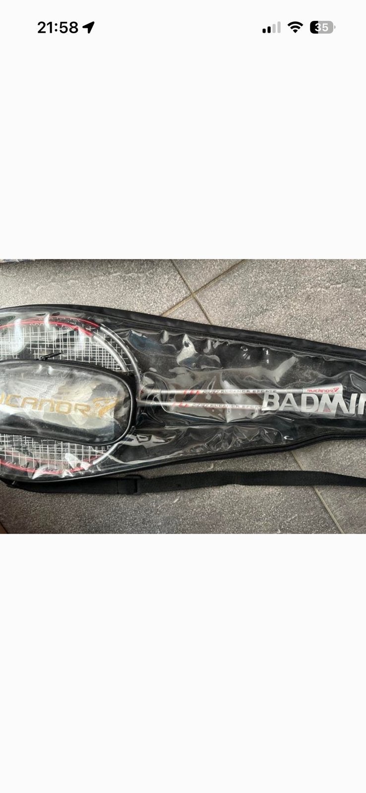 badminton set, Ophalen of Verzenden, Gebruikt, Racket(s)