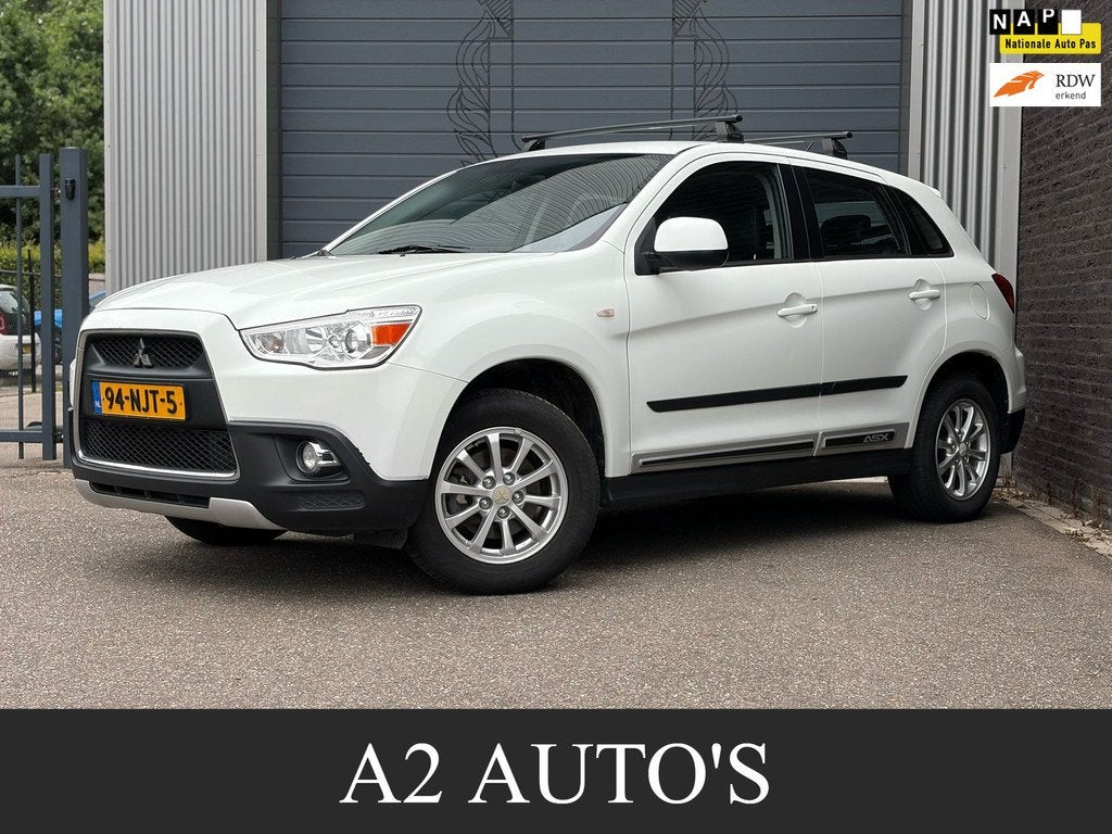 Mitsubishi ASX 1.6 Intro Edition ClearTec Airco|Cruise|Nap, Auto's, Mitsubishi, Voorwielaandrijving, Euro 5, Gebruikt, Zwart
