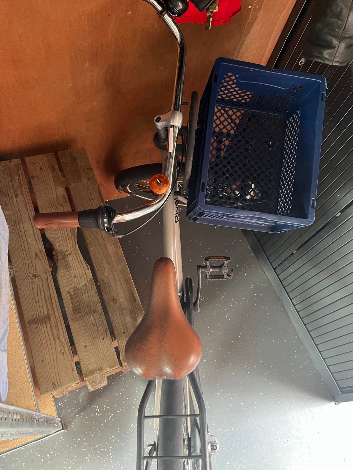 Rivel fiets met mandje, Fietsen en Brommers, Terugtraprem, Ophalen, Overige merken, 53 tot 56 cm