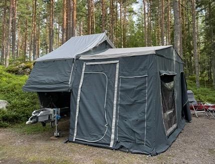 Offroad Tenttrailer – zeer compleet & zelfvoorzienend reizen, Caravans en Kamperen, Overige kleuren, Aanwezig, Tot en met 4, Ophalen