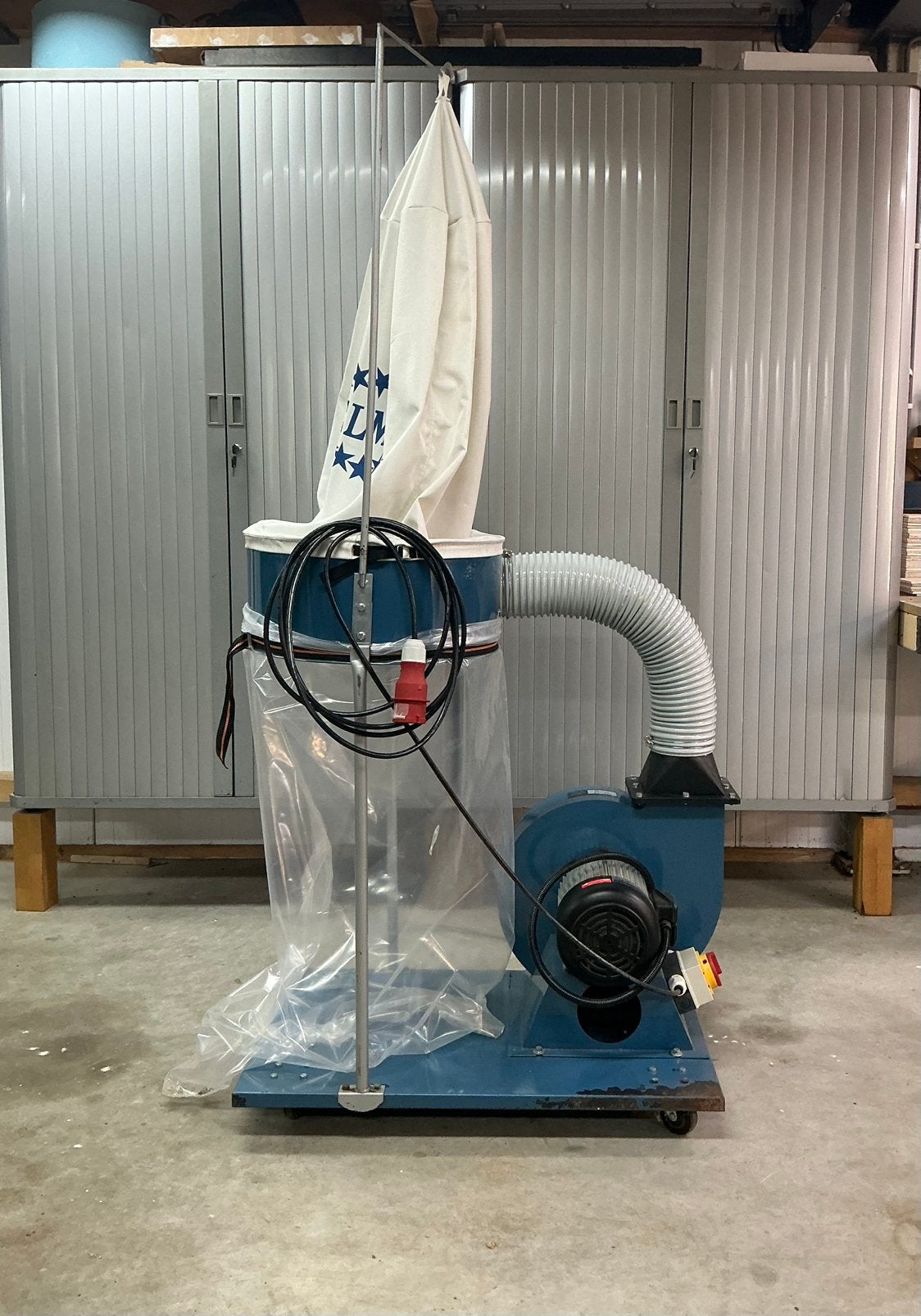 Delmar DM-515 stofafzuiger 380V voor houtbewerking, Ophalen, Zo goed als nieuw, Afzuiger