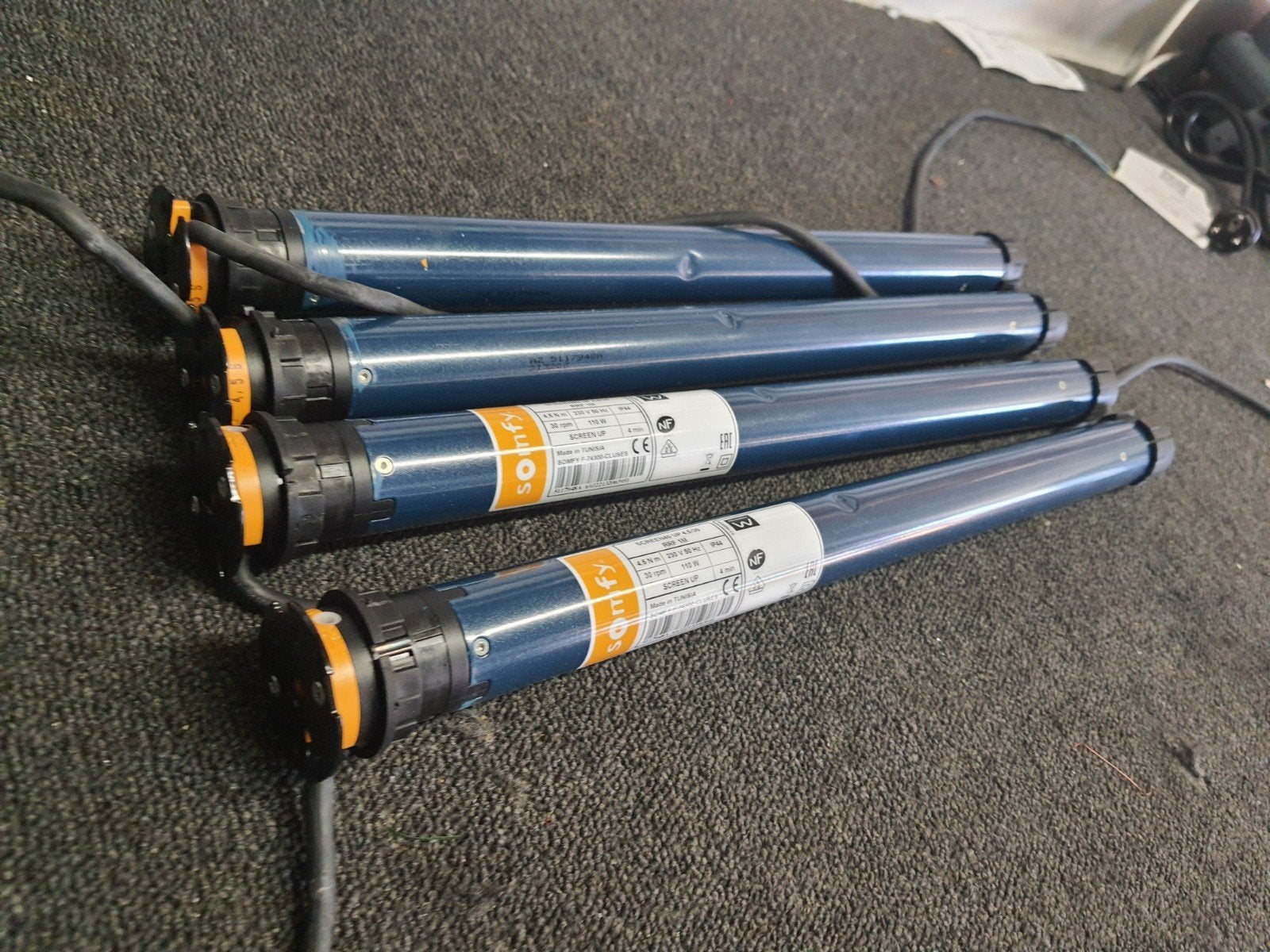 4x screenmotoren zeer nette staat, Minder dan 100 cm, Wit, Ophalen of Verzenden, Zo goed als nieuw