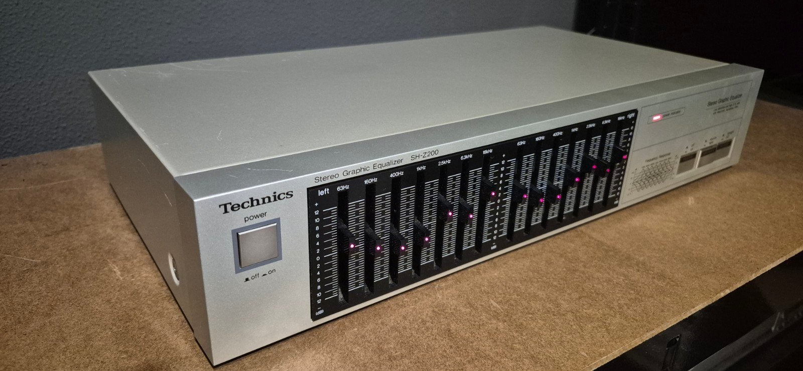 Technics SH-Z200 Equalizer, Ophalen of Verzenden, Zo goed als nieuw, Losse componenten