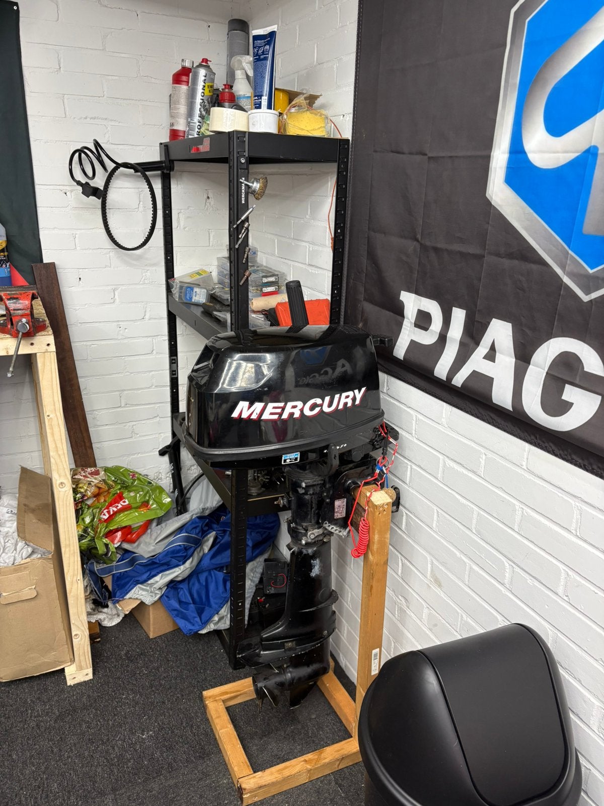 Mercury 4takt buitenboordmotor 6pk, Watersport en Boten, Ophalen, Zo goed als nieuw, Motor en Techniek, Motorboot