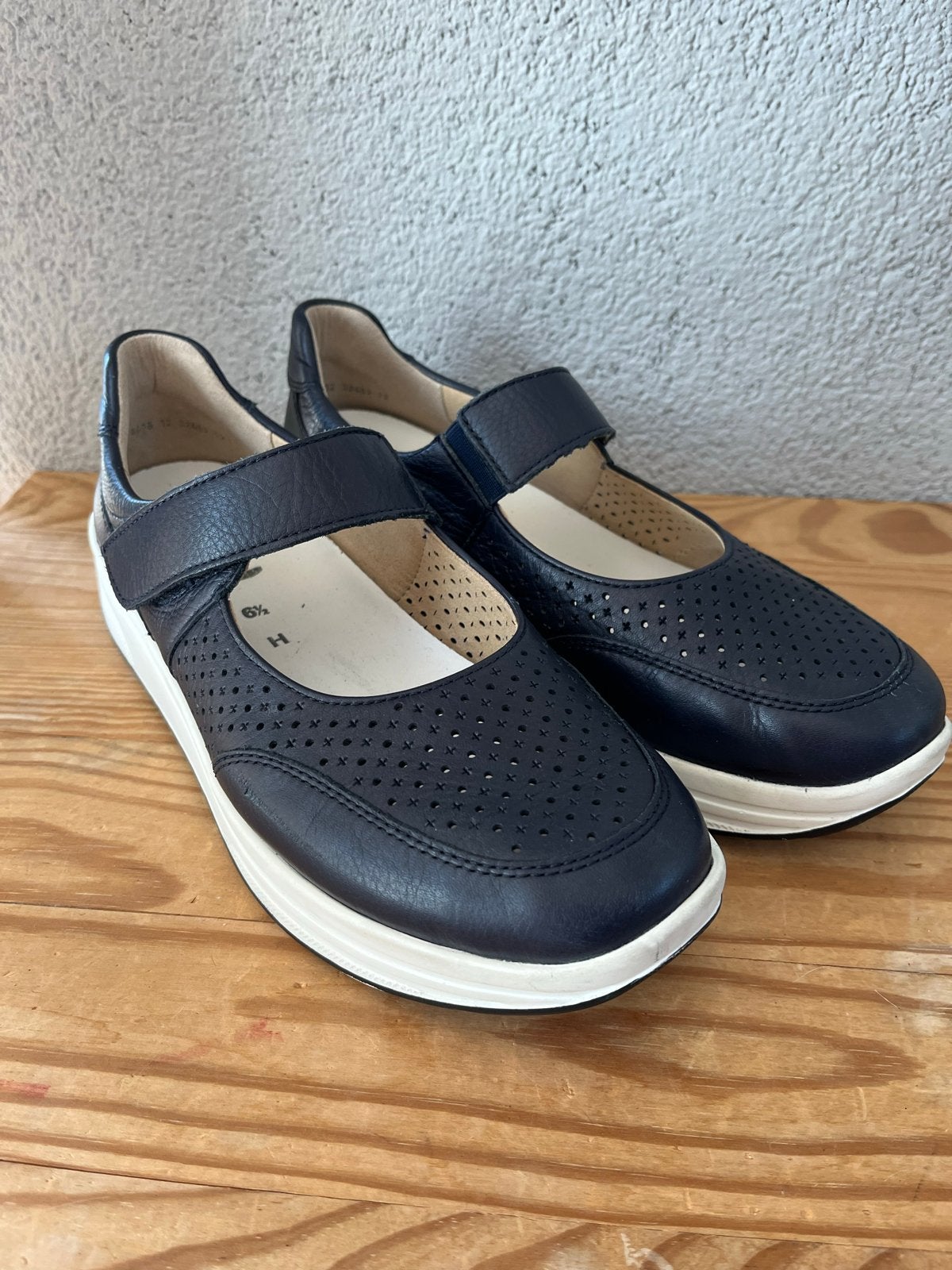 Ara dames instappers - Maat 40 (6.5) - Donkerblauw, Kleding | Dames, Schoenen, Ophalen of Verzenden, Zo goed als nieuw, Blauw