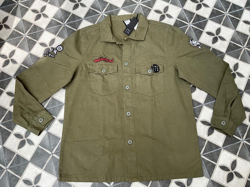 Military Shirt - Shacket Longsleeve van Motörhead Mt L NIEUW, Military Shirt - Shacket Longsleeve van Motörhead Mt L NIEUW, REGIA
