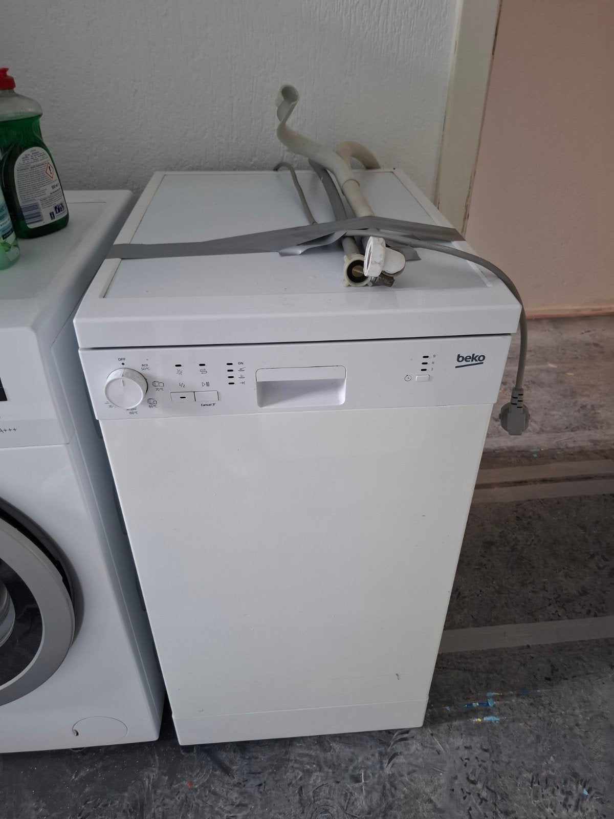Beko Vrijstaande Vaatwasser, Ophalen, Gebruikt, 85 tot 90 cm, Eco programma
