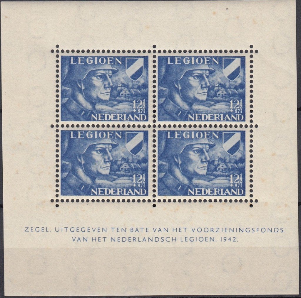Nederland- 3.22.6- 1942 -Legioenzegels- NVPH-V403-  P, Postzegels en Munten, Postzegels | Nederland, Verzenden, Na 1940, Postfris