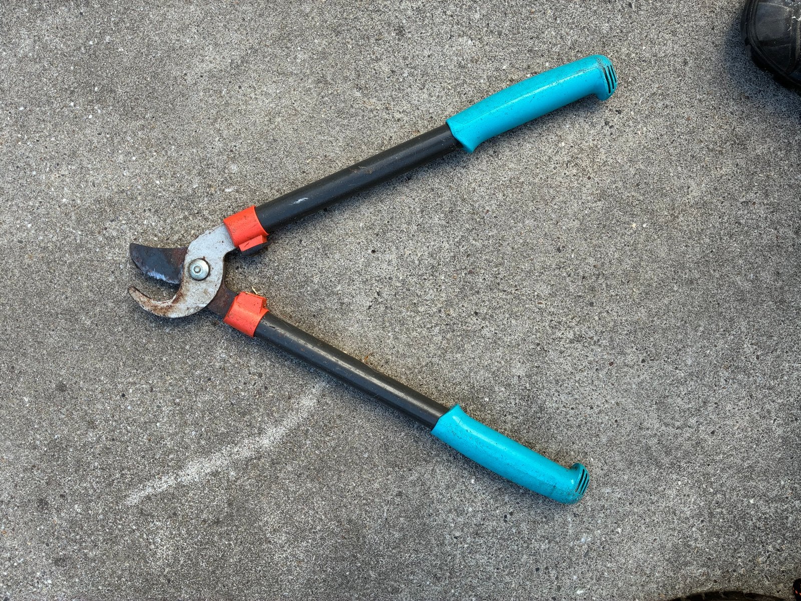 Gebruikte Gardena takkenschaar met blauwe handvatten, Tuin en Terras, Ophalen, Gebruikt, Overige soorten