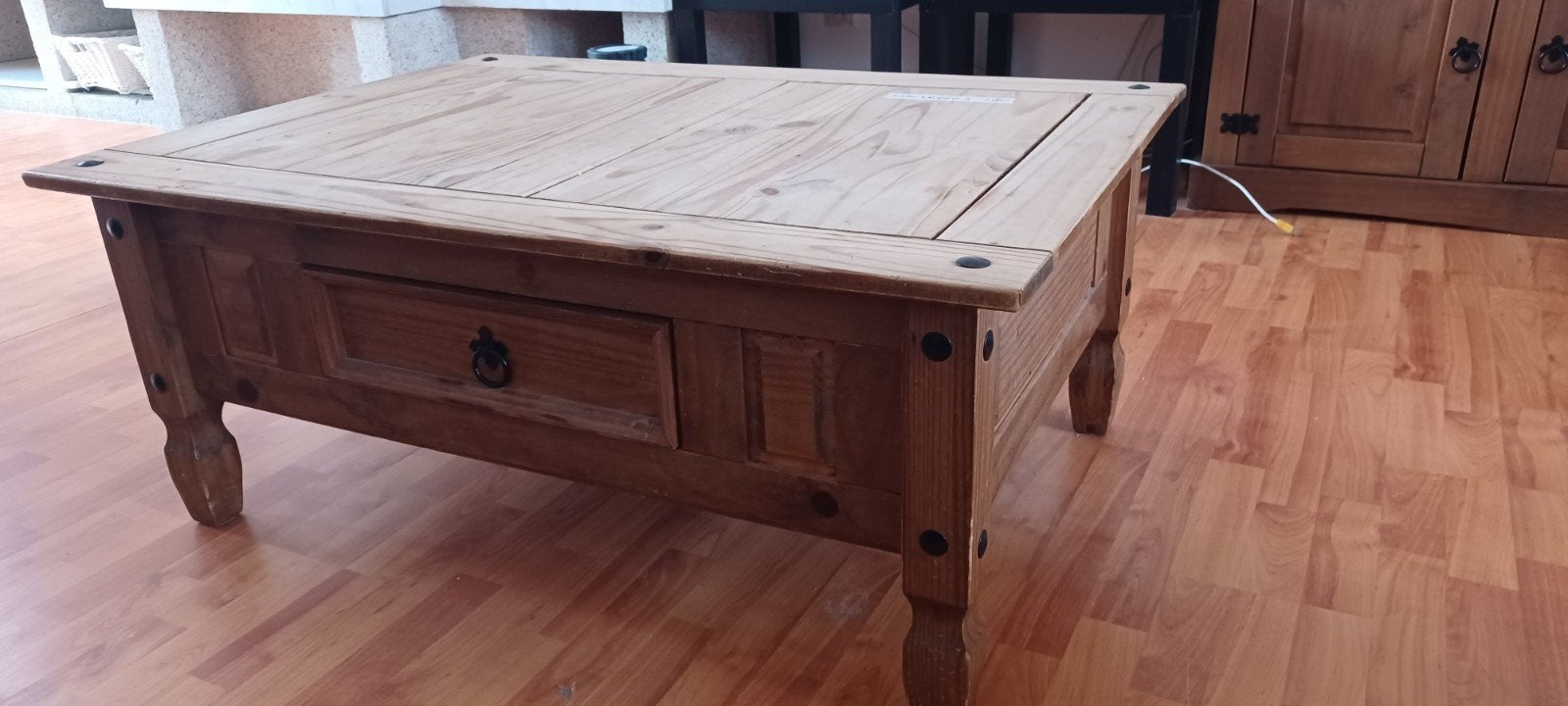 salontafel, Ophalen, Gebruikt, 100 tot 150 cm, Grenenhout