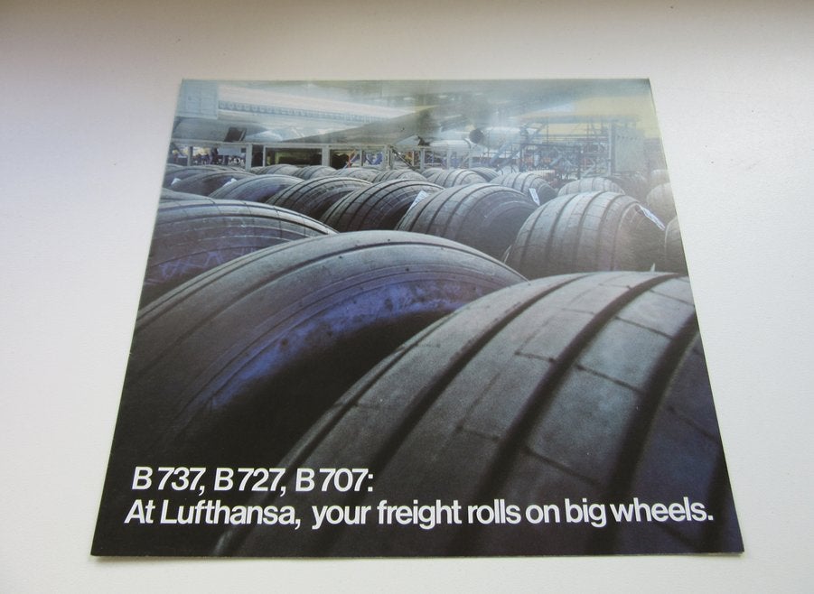 At Lufthansa,your freight rolls on big wheels, Verzenden, Zo goed als nieuw, Overige typen