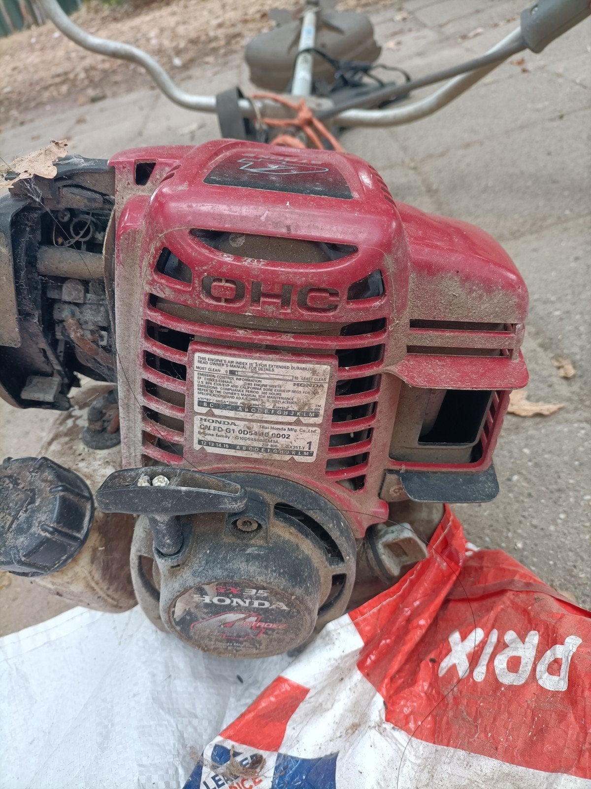 Bosmaaier - opknapper, Ophalen, Gebruikt, Benzinemotor, 1800 rpm of meer