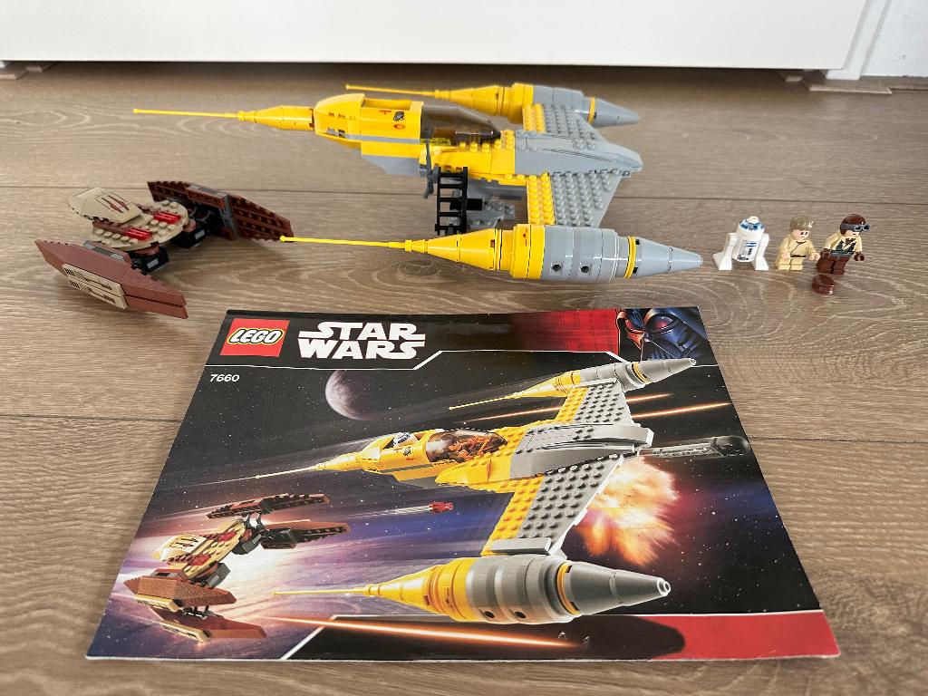 LEGO Star Wars 7660 Naboo N-1 Starfighter and Vulture Droid, Gebruikt, Star Wars, Lego, Ophalen of Verzenden