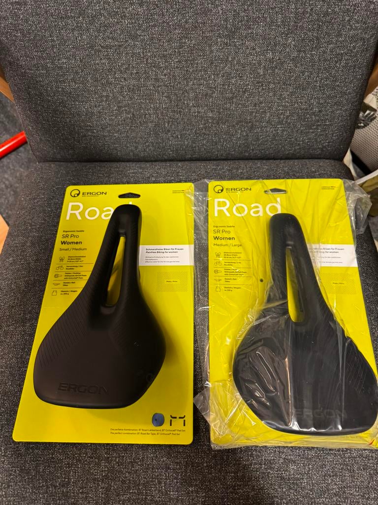 Ergon SR Pro en Sport women dameszadels - diverse maten, Ophalen of Verzenden, Zo goed als nieuw, Racefiets, Zadel