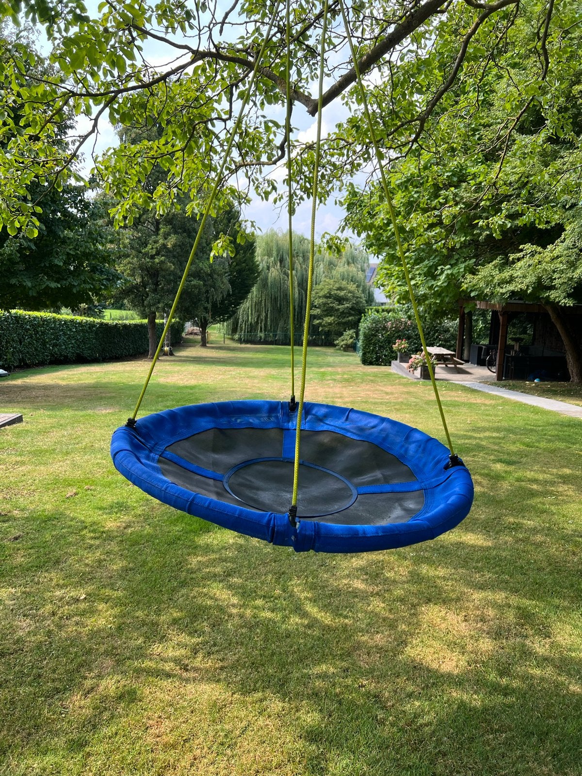 Grote schommel 110cm voor buiten, boom of schommelrek, Ophalen, Gebruikt, Schommel