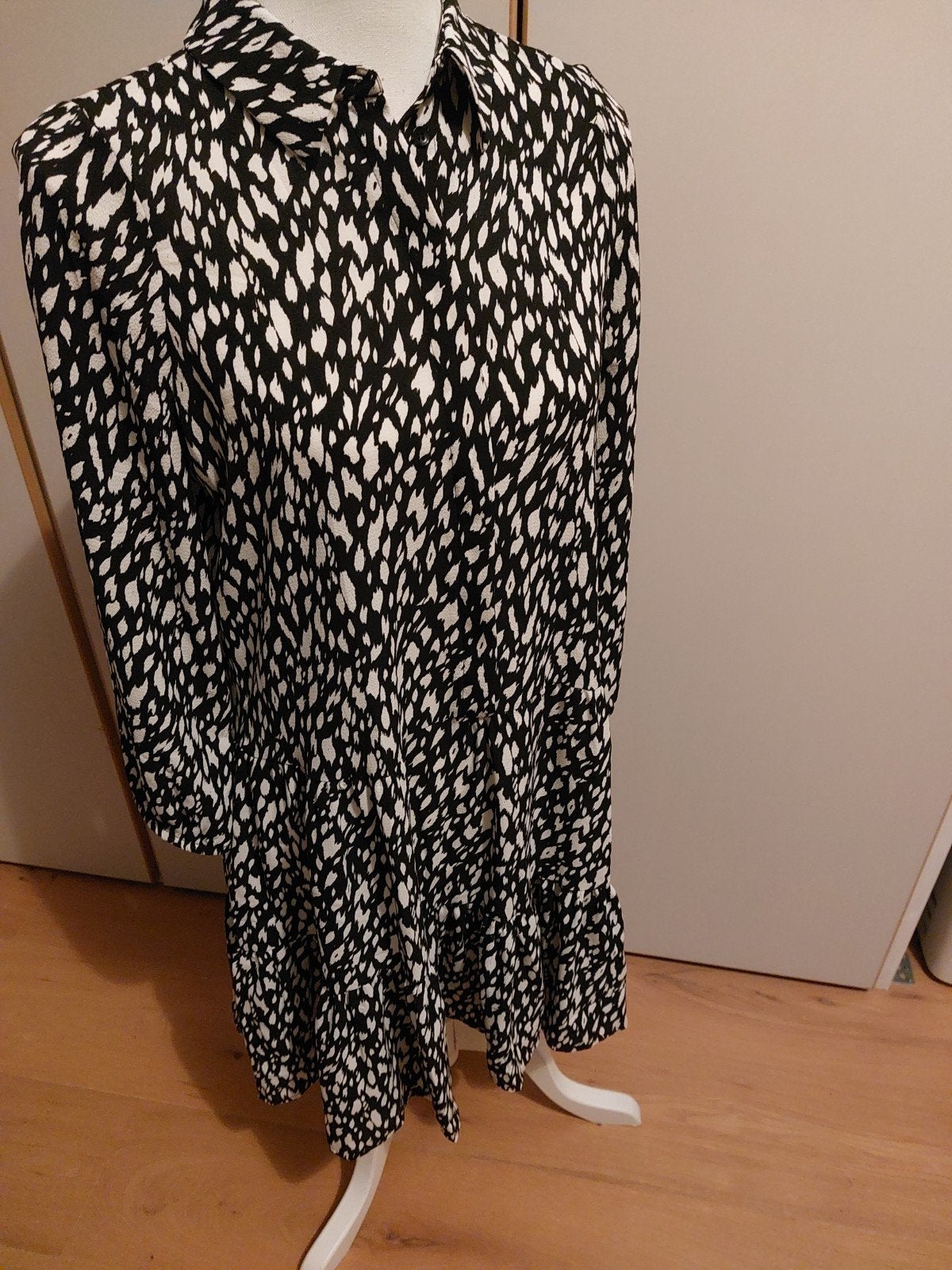 Bieau Bien Basics Zwart-wit Jurk Maat S, Zwart, Nieuw, Ophalen of Verzenden, Bieau Bien Basics