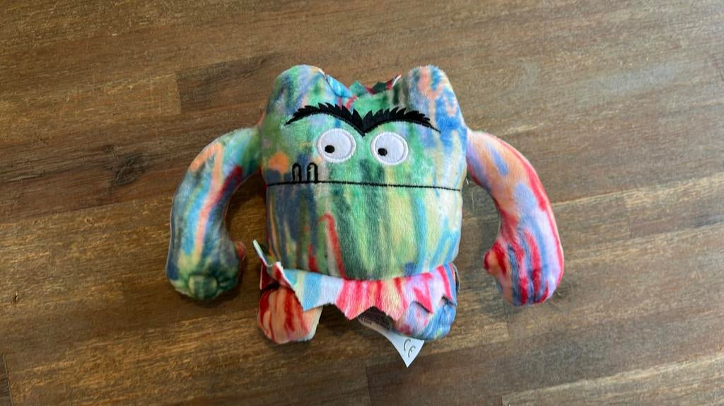 Kleurenmonster verward knuffel, Overige karakters, Overige typen, Nieuw, Ophalen of Verzenden