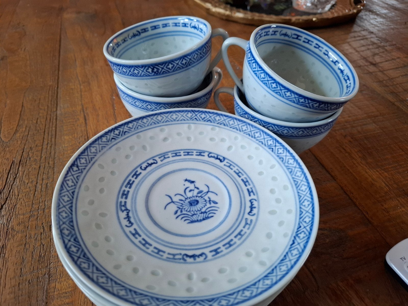 4 x chinese kop met schotels, Ophalen of Verzenden