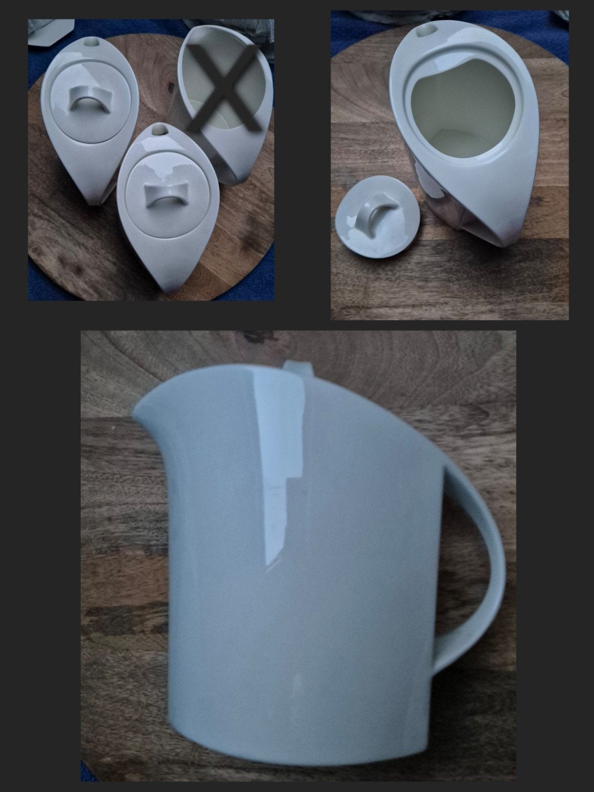 2x Villeroy & Boch Alba koffie/theekan met deksel, Huis en Inrichting, Kan, Villeroy & Boch, Ophalen of Verzenden, Zo goed als nieuw