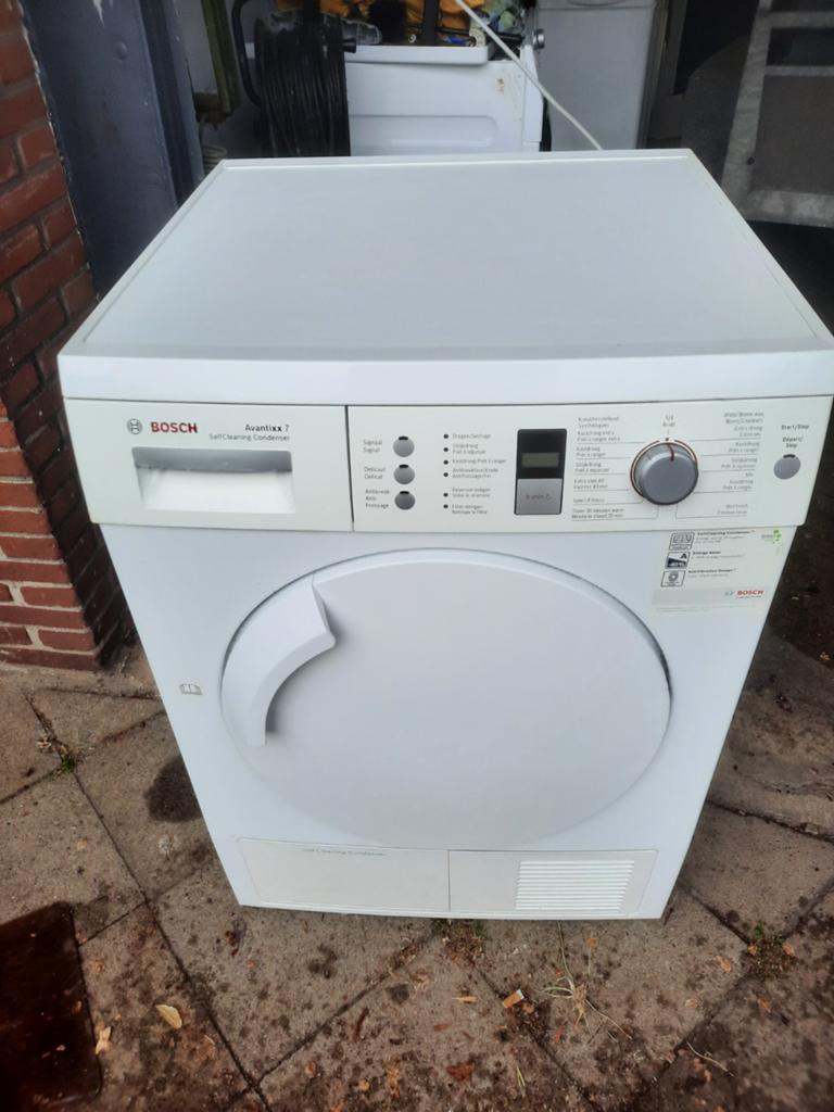 Mooie Bosch 7kg warmtepompdroger. A+. Display. Gar+Bez., Witgoed en Apparatuur, Ophalen, 6 tot 8 kg, Zo goed als nieuw, 85 tot 90 cm