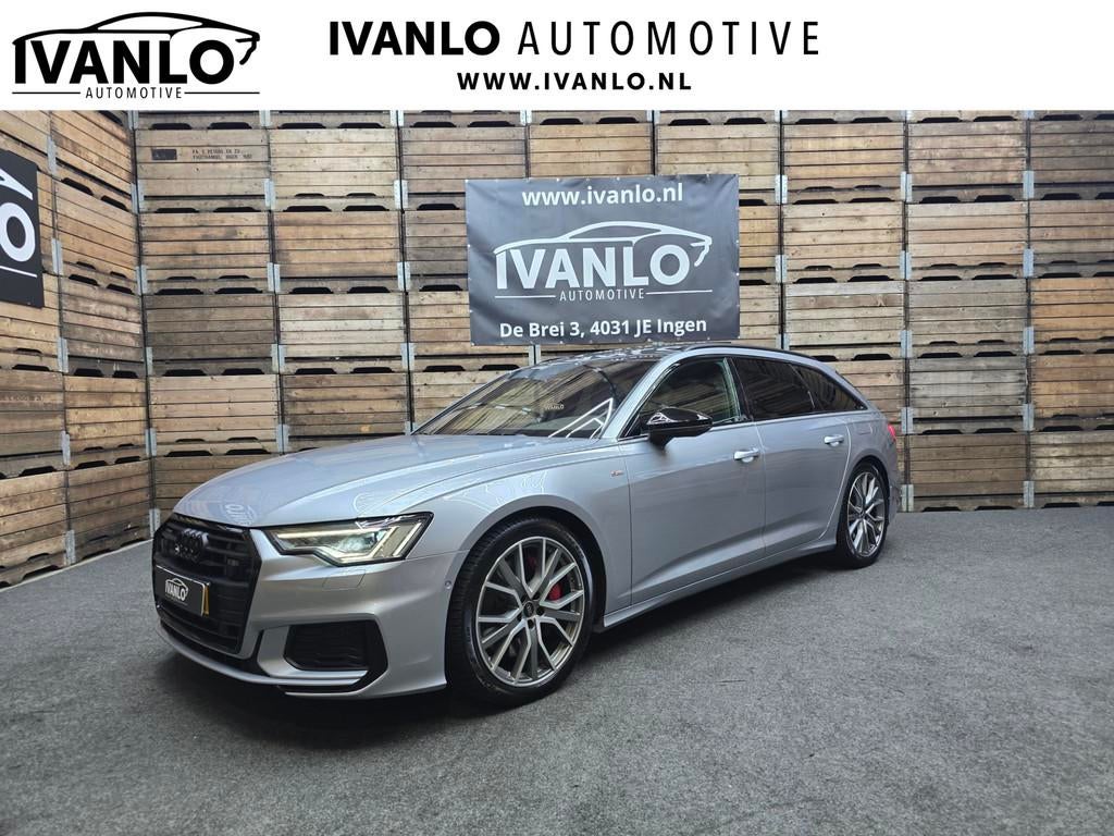 Audi A6 Avant 55 TFSI e quattro Competition S line Pano Led, Auto's, Audi, Automaat, Parkeersensor, Gebruikt, 4 cilinders