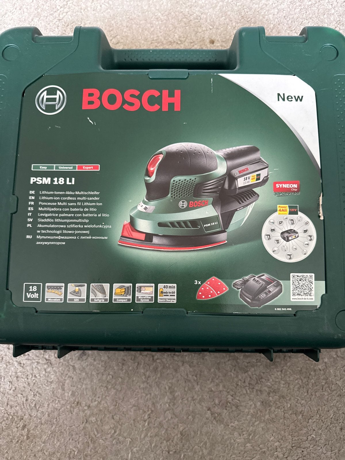 Bosch PSM 18 LI Accu Multischuurmachine - Nieuw, Doe-het-zelf en Verbouw, Gereedschap | Schuurmachines, Ophalen of Verzenden, Nieuw
