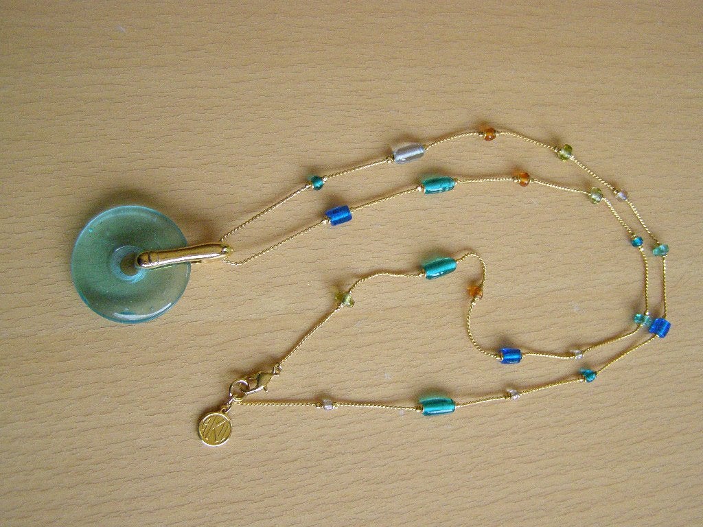 Vintage Anne Klein ketting, gesigneerd, jaren '80,  86 cm, Sieraden, Tassen en Uiterlijk, Kettingen, Ophalen of Verzenden, Zo goed als nieuw
