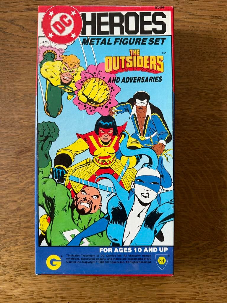 DC Heroes Metal Figure Set: The Outsiders and Adversaries, Ophalen, Zo goed als nieuw