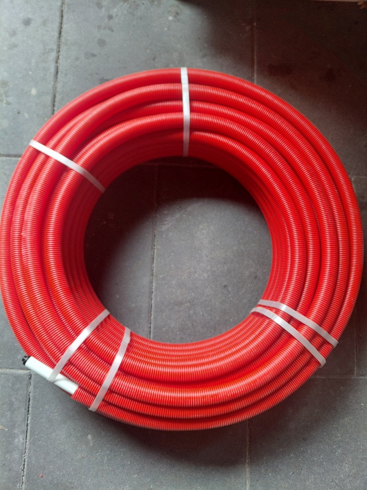 Henco 20mm met mantel rood 50m, Ophalen, Overige materialen, 6 meter of meer, Overige typen