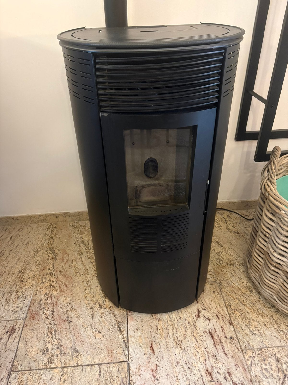Pelletkachel 10 kw, Ophalen of Verzenden, Zo goed als nieuw, Hout, Pelletkachel