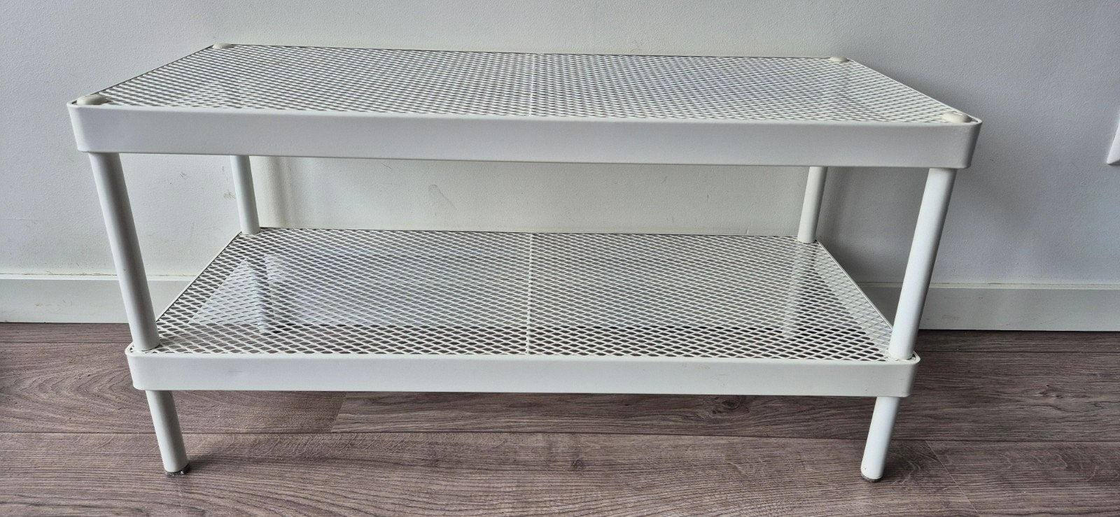 IKEA MACKAPÄR schoenenrek/bankje - wit (39x77x32 cm), Ophalen, Modern, functioneel, Minder dan 50 cm, 50 tot 100 cm