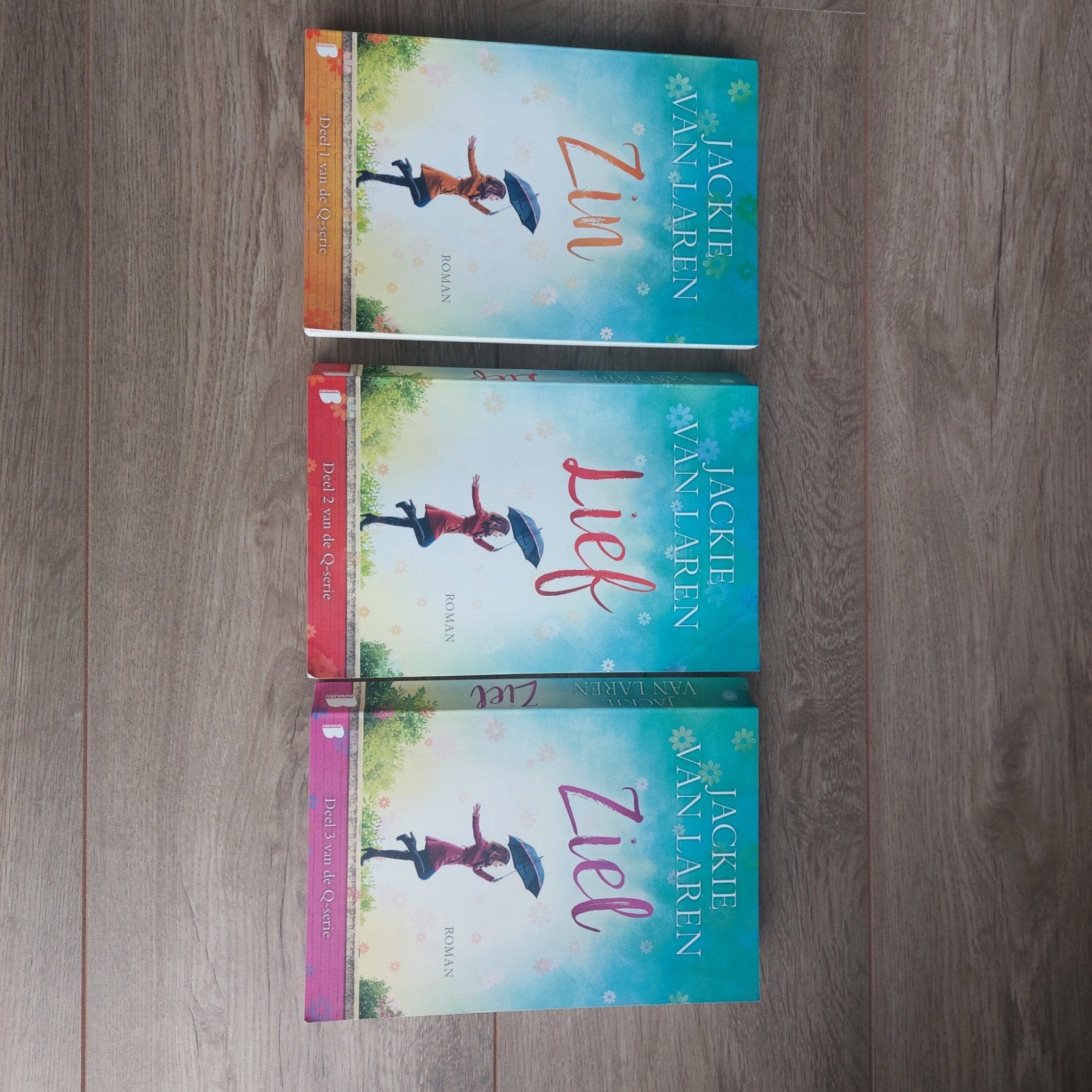 Jackie van Laren - Ziel, Lief, Zin (3-delige serie), Boeken, Ophalen of Verzenden, Zo goed als nieuw, Jackie van Laren, Nederland