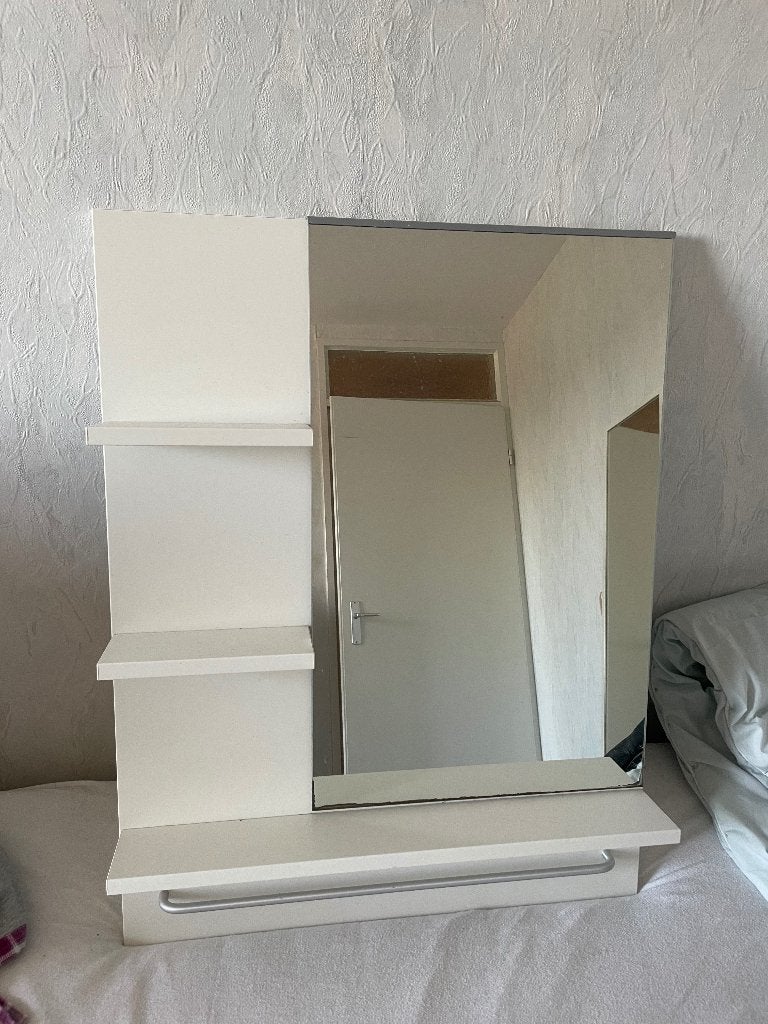 Spiegel, Ophalen, Gebruikt, Minder dan 100 cm, Rechthoekig